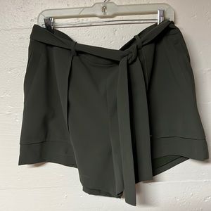 Ted Baker nylon shorts. Dark green/gray. (Khaki) New with tags.
